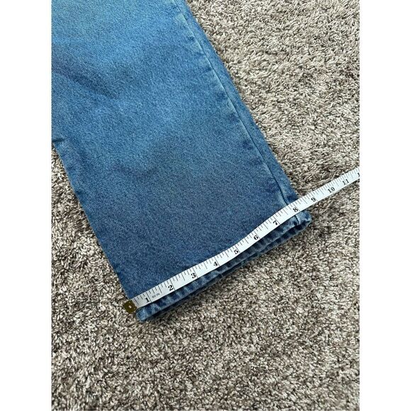 vintage L.L. Bean flannel lined original relaxed fit denim jeans women’s 18 - Picture 9 of 14